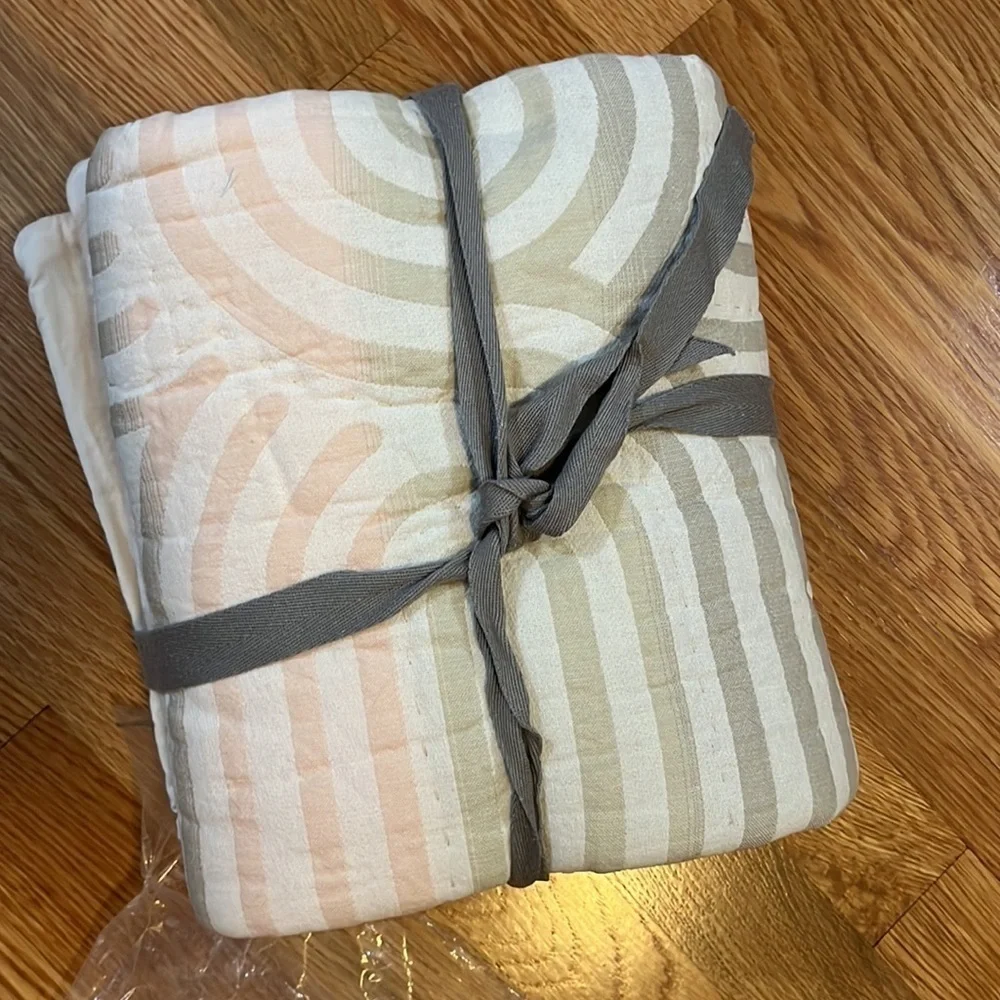 Anthropologie Marleigh Quilt Set of 2 King Shams
